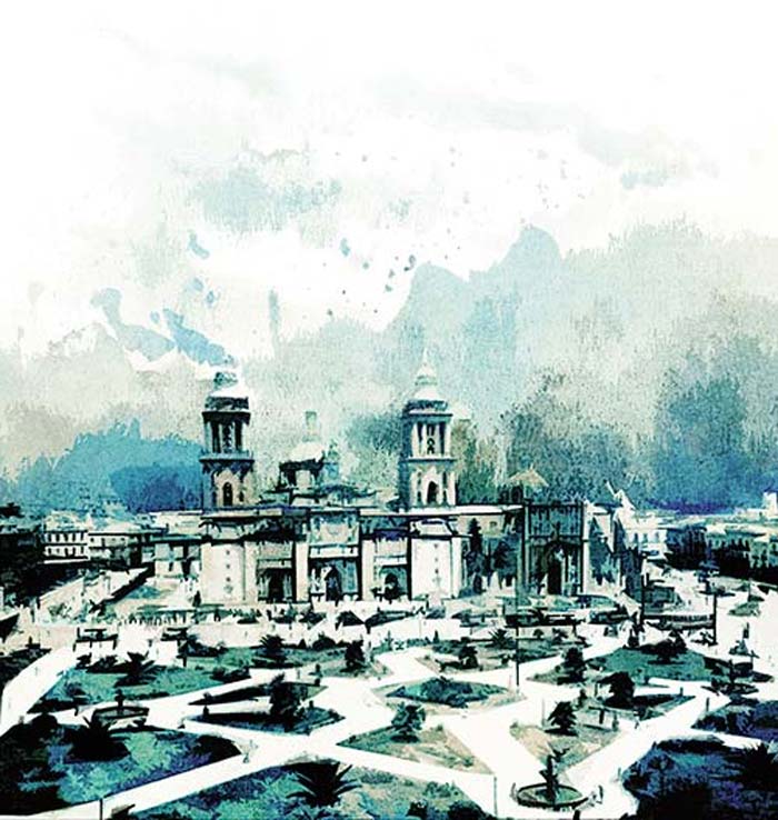 La ciudad de México sin palmeras